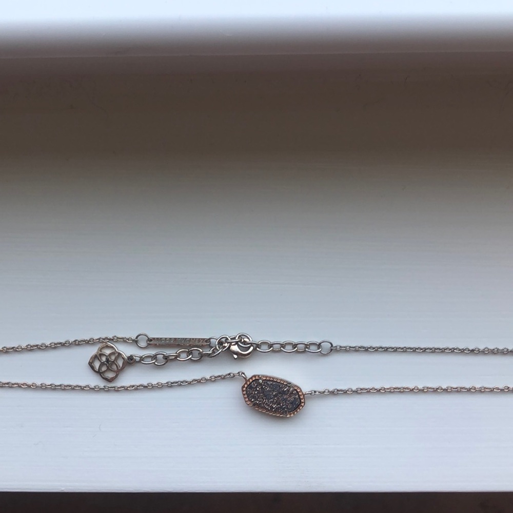 gold drusy kendra scott necklace
